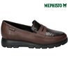 Mephisto Carima Marron moyen cuir mocassin