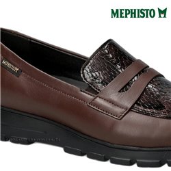 Mephisto Carima Marron moyen cuir mocassin
