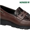 Mephisto Carima Marron moyen cuir mocassin