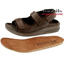 MOBILS de Mephisto Homme Sandale VALDEN Marron cuir 12172
