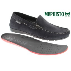 MEPHISTO Homme Mocassin ALGORAS Marine daim 13254