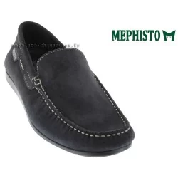 MEPHISTO Homme Mocassin ALGORAS Marine daim 13256