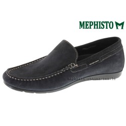 MEPHISTO Homme Mocassin ALGORAS Marine daim 13258