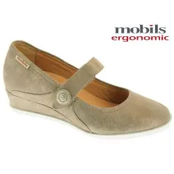MOBILS de Mephisto Femme Ballerine VICTORIA taupe nubuck 14108