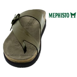 MEPHISTO Femme Tong HELEN gris cuir 15476