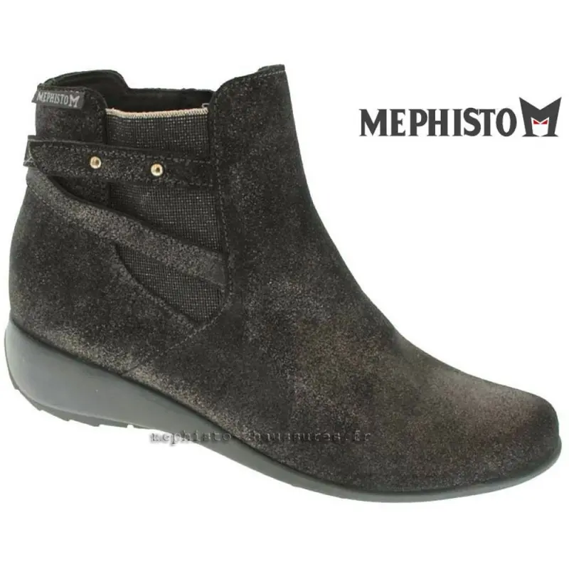 MEPHISTO Femme Bottine STELLA Bronze brillant cuir 17793