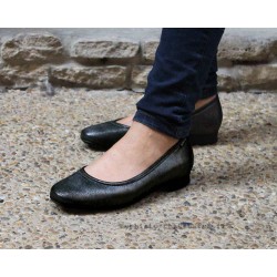 MEPHISTO Femme Ballerine RACHEL Noir cuir 18081