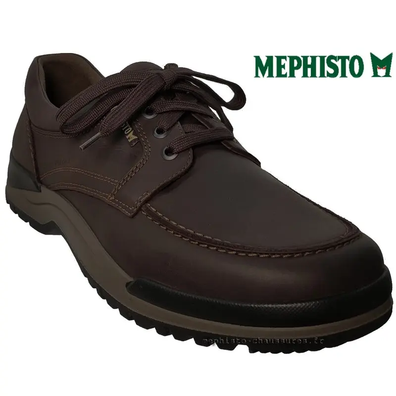 MEPHISTO Homme Lacet CHARLES Marron cuir 21622