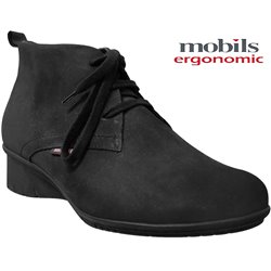 MOBILS de Mephisto Femme Bottine GABRIELLA Noir nubuck 28913
