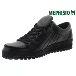 Homme Lacet RAINBOW Noir cuir 29555