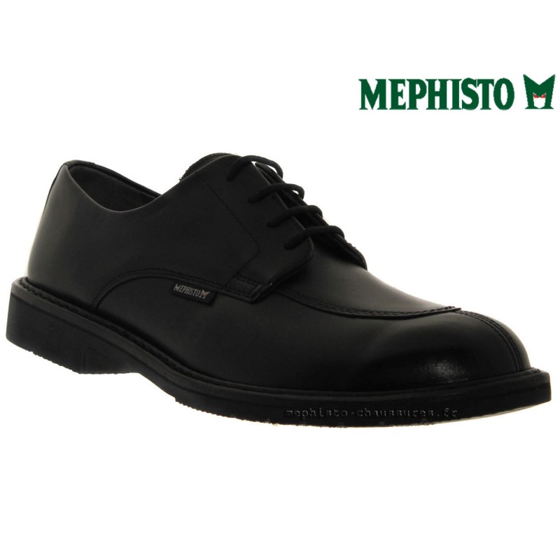 MEPHISTO Homme Lacet MIKE Noir cuir 29813