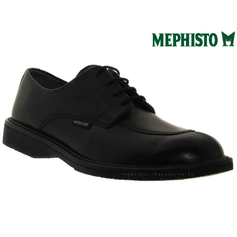 MEPHISTO Homme Lacet MIKE Noir cuir 29813