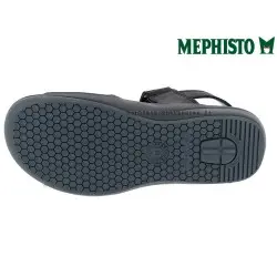 SIMON Noir cuir 45 (fr) Sandale 35045