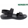 SIMON Noir cuir 45 (fr) Sandale 35052
