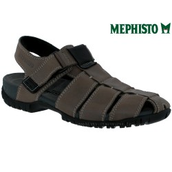 BASILE Gris cuir 47 (fr) Sandale 35206