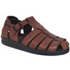 SAM GRAIN Marron moyen cuir Sandale 35494