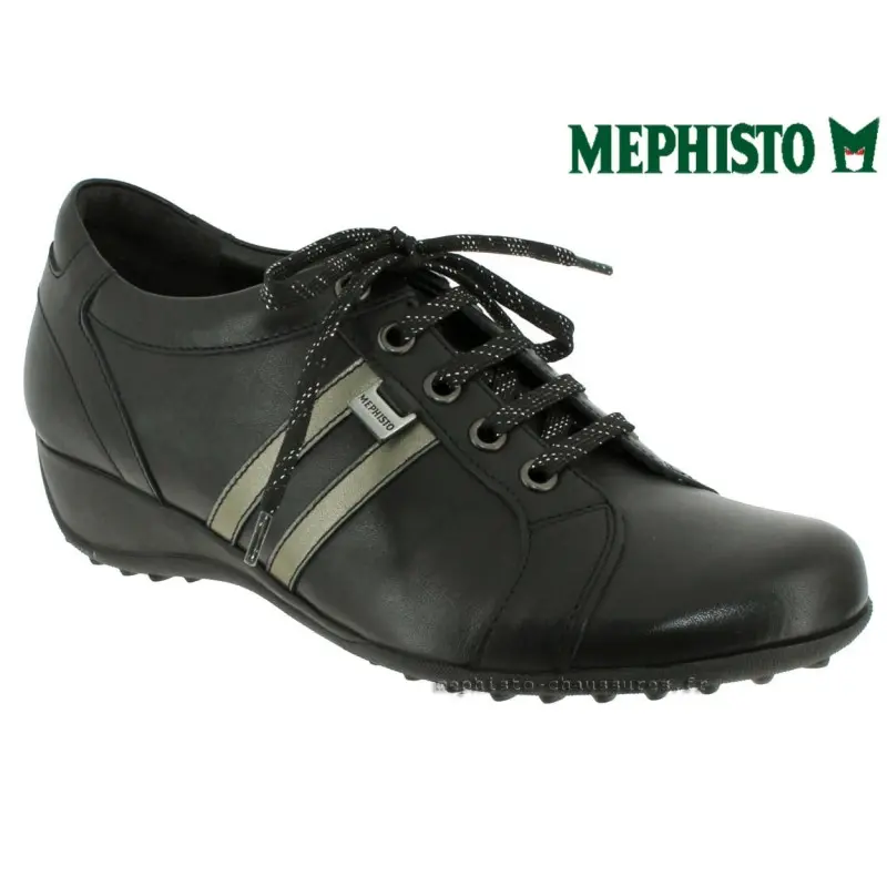 LUISA Noir cuir 6.5(eur) 40(fr) lacets 38086