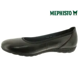 EMILIE Noir cuir 8(eur) 42(fr) ballerine 38306