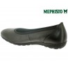 EMILIE Noir cuir 8(eur) 42(fr) ballerine 38307