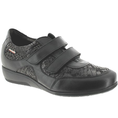 JENNA Noir cuir mocassin 38600