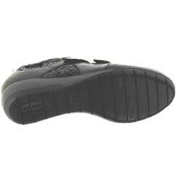 JENNA Noir cuir mocassin 38601
