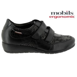 JENNA Noir cuir mocassin 38606