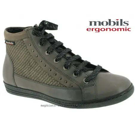 Huguette Gris cuir bottillon 38771