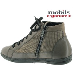 Huguette Gris cuir bottillon 38775