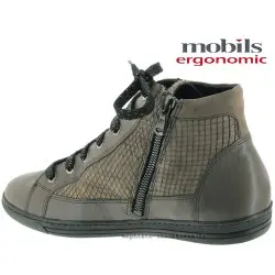 Huguette Gris cuir bottillon 38775