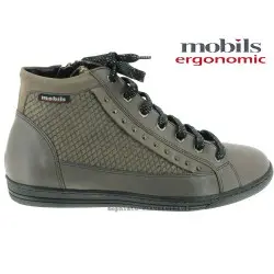 Huguette Gris cuir bottillon 38777