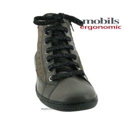 Huguette Gris cuir bottillon 38778