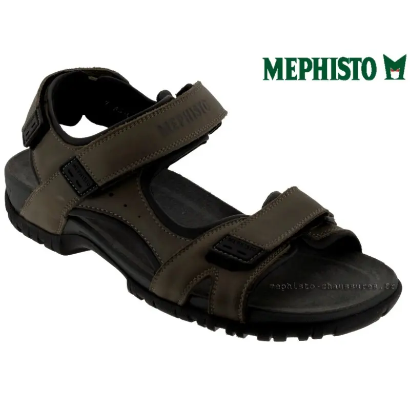 Mephisto BRICE Taupe cuir sandale 41929