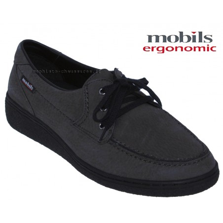 Mobils Nella Gris nubuck lacets 43964