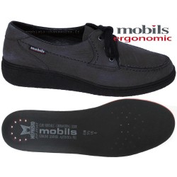 Mobils Nella Gris nubuck lacets 43966