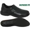 Mephisto Davy Noir cuir mocassin 44361