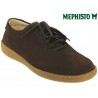 Mephisto Lenni Marron velours lacets 45111