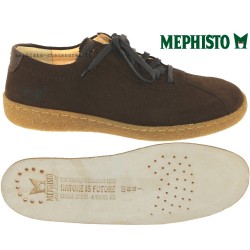 Mephisto Lenni Marron velours lacets 45113