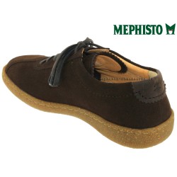 Mephisto Lenni Marron velours lacets 45117