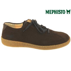 Mephisto Lenni Marron velours lacets 45119