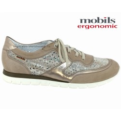 Mobils KADIA PERF Taupe cuir lacets 47564