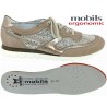 Mobils KADIA PERF Taupe cuir lacets 47566