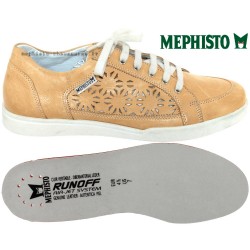 Mephisto Daniele perf Beige cuir basket-mode 47611