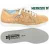 Mephisto Daniele perf Beige cuir basket-mode 47611