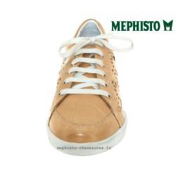 Mephisto Daniele perf Beige cuir basket-mode 47612