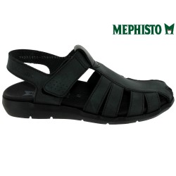 Mephisto Cesar Noir cuir sandale 48101