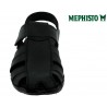 Mephisto Cesar Noir cuir sandale 48103