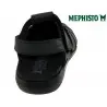 Mephisto Cesar Noir cuir sandale 48107