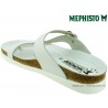 Mephisto HELEN Blanc cuir tong 49228