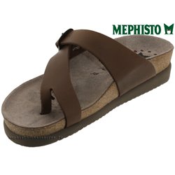 Mephisto HELEN Marron cuir tong 58006