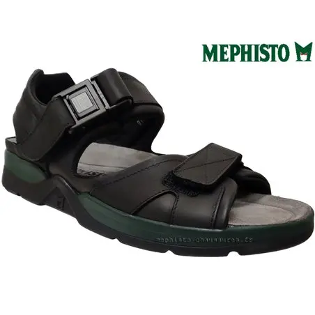 Mephisto Shark Noir cuir sandale 60021